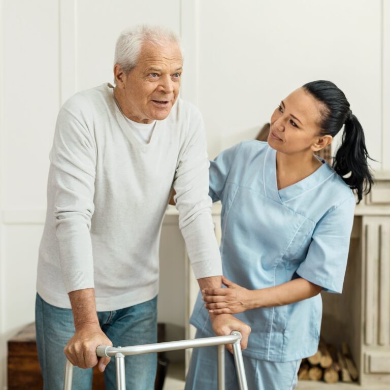Helping Elderly Walk